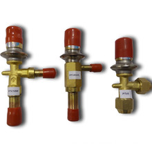 compressor capacity adjust valve between high and low pressure side